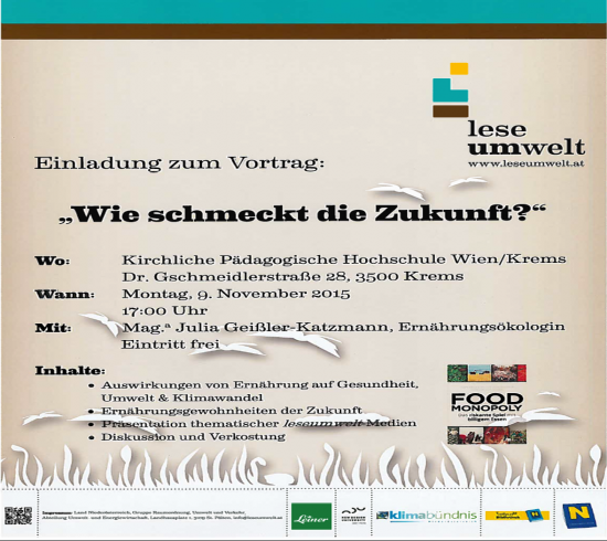 Plakat_Wie_schmeckt_die_Zukunft_Krems